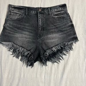 BDG Black High Waisted Shorts